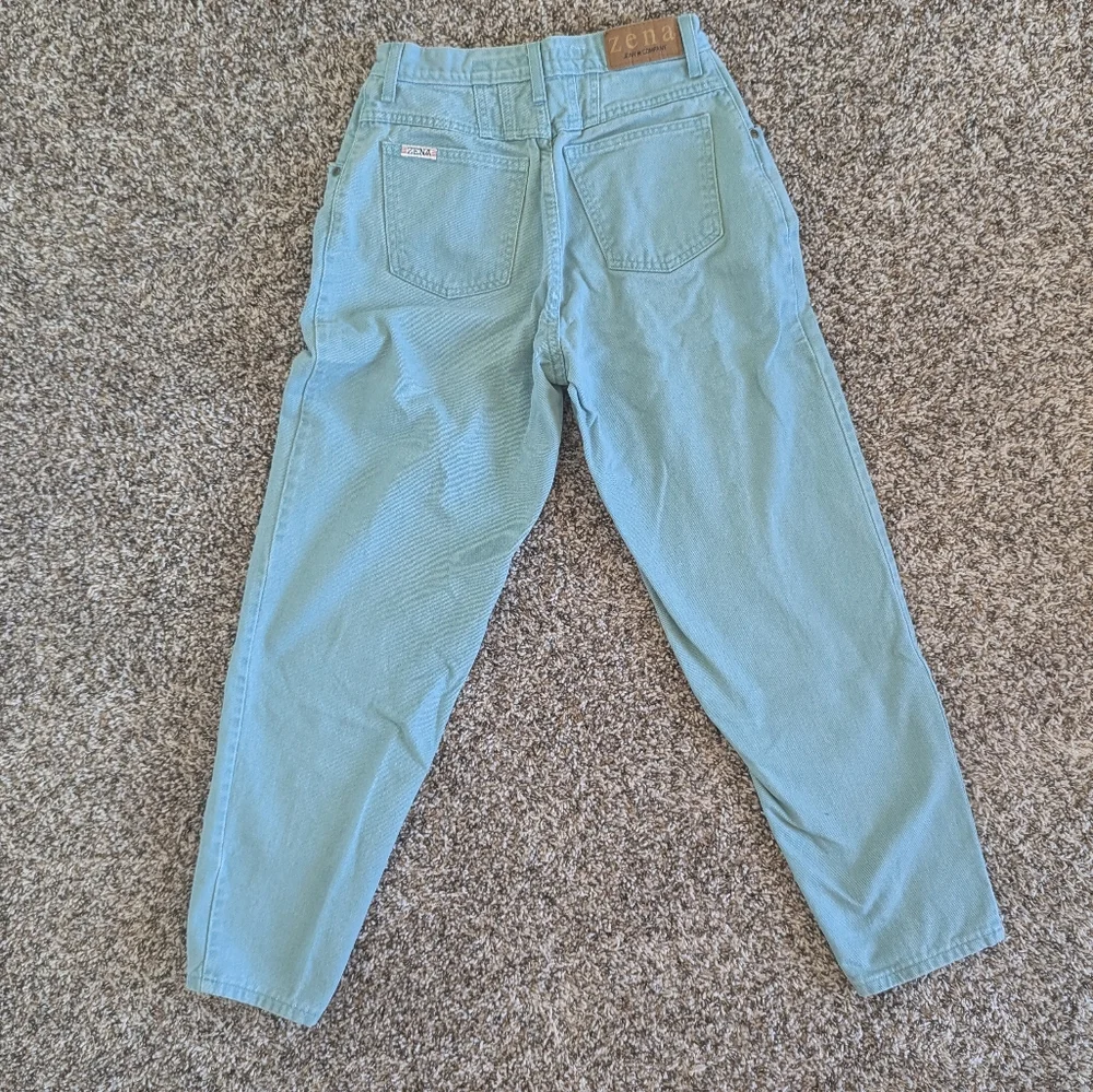 Zena light Blue 1990s Vintage Jeans|Size 8A - Picture 2 of 11